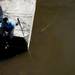 Ypsilanti resident Frank Jr. fishes in a river near Water Street in Ypsilanti on Friday, May 3. Daniel Brenner I AnnArbor.com